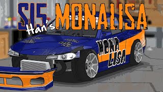 Hans S15 Monalisa Tokyo Drift  FR Legends v030 Custom Livery [upl. by Oconnor]