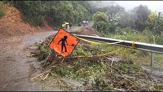 Tropical Storm Nate Leaves 7 Dead in Costa Rica [upl. by Bazluke]