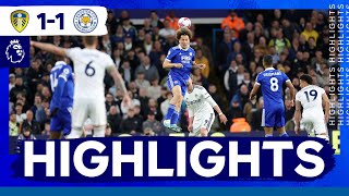 Vardy Strike Earns Point  Leeds United 1 Leicester City 1  Premier League Highlights [upl. by Dode271]