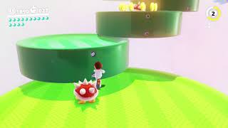 Super Mario Odyssey  Luncheon Kingdom Moon 46 Taking Notes Spinning Athletics [upl. by Idurt]