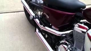 04 Honda Shadow VT 600 with Cobra exhaust [upl. by Enelyad]