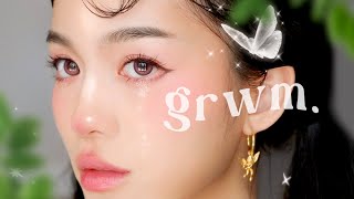 GRWM Spring Fairy Teardrop Makeup 🧚‍♀️🌧 [upl. by Hamford817]