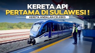 PERTAMA amp SATUSATU NYA DI SULAWESI ‼️ Naik Kereta Api Andalan Celebes Garongkong  Makassar [upl. by Pulchi]