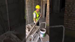 How to do perfect plaster on blocks construction plaster plasteronblocks plasterer [upl. by Larimore]