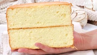 FLUFFY Vanilla Sponge Cake Recipe  The BEST Genoise Sponge Cake [upl. by Mayes]