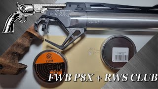 RWS Club pellets  Feinwerkbau P8X pistol EN [upl. by Nikaniki]