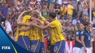 Fantastic late winner lifts Swedes to third [upl. by Ydroj]