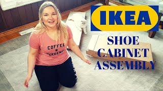 IKEA HEMNES Shoe Cabinet Assembly  Part 2 of 2 [upl. by Remus201]