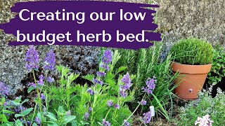 How we made a quick easy herb bed in our Normandy garden in France [upl. by Airalednac197]