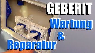 Geberit Toiletten Spülkasten Reparatur und Wartung  Wie gehts [upl. by Annaeerb]