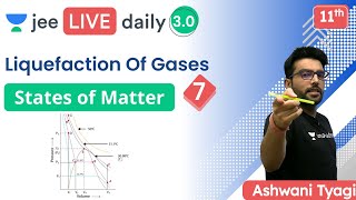 JEE States Of Matter L7  Liquefaction Of Gases  Unacademy JEE  IIT JEE Chemistry  Ashwani Tyagi [upl. by Hachman]