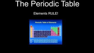 Chemistry o leveligcse periodic table [upl. by Gaby151]