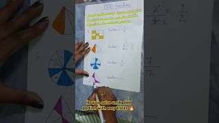 📚 Math  👉How to solve unshaded portion of FRACTIONS 👌with easy tricks 🔥 please LIKE and SUBSCRIBE 👍 [upl. by Arac]