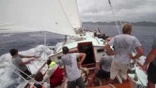 Stormvogel racing in Antigua Classics 2013 [upl. by Rdnaskela]