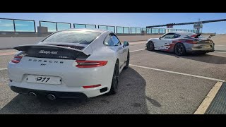 CIRCUIT LEDENON  PORSCHE CAYMAN GT4 vs 911 9912 CARRERA S [upl. by Gareth]