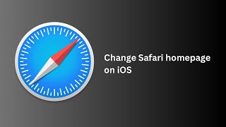 How to change your Safari homepage on iPhone and iPad [upl. by Brittan]