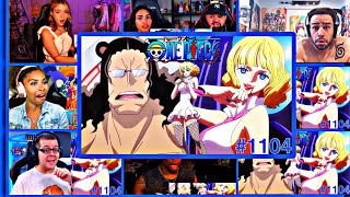 One Piece Episode 1104 Reaction Mashup [upl. by Arramahs430]