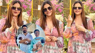 Congratulations 😍 Rubina जी Rubina Dilaik Says on her New Born Babies 💖📸 [upl. by Kazue]