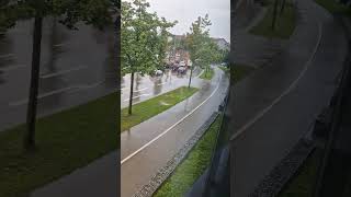 Regen in Germany Augsburg shortvideo subscribe videos [upl. by Hairahcez]