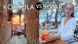 Hvar Vs Korčula  Which Croatian Island Should You Visit [upl. by Witkin]