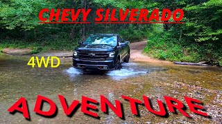 Chevy Silverado Trail Boss 4 wheeling on Scooters Loop TN [upl. by Antonio]