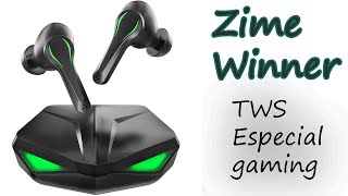 Auriculares TWS Zime Winner Especial para gaming [upl. by Abramson]