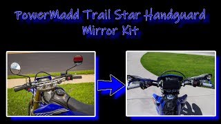 PowerMadd Trail Star Handguard Mirror Kit [upl. by Stephenie865]