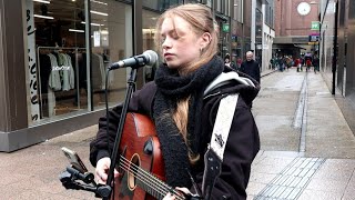 quotDancing On My Ownquot with Sarah Fitzsimon on Grafton Street Calum Scott Robyn cover [upl. by Ylecara964]