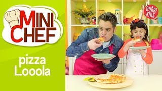 Receta FÁCIL de Pizza 🍕 MINI CHEF 👩‍🍳  Dubbi Kids [upl. by Lunt]