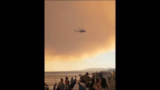 WILDFIRE 5  Evacuation from Lindos Imperial Spa amp Resort Kiotari Rhodes 2023 [upl. by Adnomar]