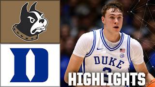 Wofford Terriers vs Duke Blue Devils  Full Game Highlights  ESPN College Basketball [upl. by Aramoy21]