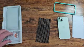 iPhone 15 ESR Glass Screen Protector Review Install Instructions Compared Pro Max Apple Best Thin [upl. by Laine298]