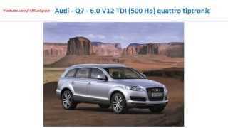 Audi  Q7  60 V12 TDI 500 Hp quattro tiptronic Automobile full features list [upl. by Janella]