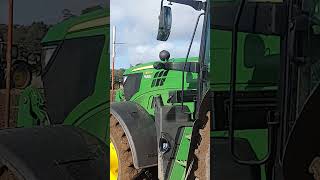 John Deere 6155M Tractor with Dowdeswell at Newbury Ploughing Match  Saturday 19th October 2024 [upl. by Aicilef890]