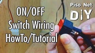 Pisonet DIY ONOFF Switch Wiring Tutorial Tagalog [upl. by Amethist]