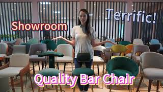 Chair Showroom  Quality Bar Chair  Premium Chair Design [upl. by Ihcelek60]