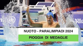 Nuoto messe di medaglie dell’Italia nel day5 delle Paralimpiadi Barlaam Bicelli e Ghiretti oro [upl. by Patin838]