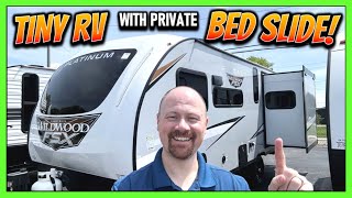 Tiny RV with a Private Bedroom Slide Out 2024 Wildwood amp Salem FSX 169RSK Travel Trailer [upl. by Newmark]