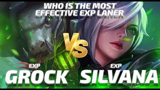 MLBB  GROCK vs SILVANA  FULL MATCH [upl. by Brodench]