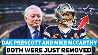 🚨BREAKING COWBOYS PART WAYS WITH MCCARTHY AND DAK PRESCOTT AFTER SHOCKING LOSS DALLAS COWBOYS NEWS [upl. by Artaed]