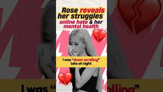 Rose reveals her struggles surprising story behind APT💔 MUST WATCH THISapt shorts rosé [upl. by Emirac285]