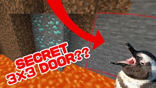 How to make a 3x3 Redstone door for beginners fast and simple Minecraft [upl. by Anerat132]