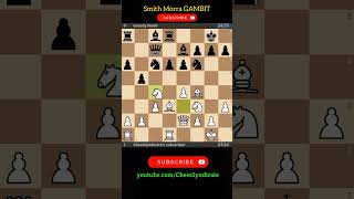 Smith Morra GAMBIT Declined shorts chess chesstactics [upl. by Prince]