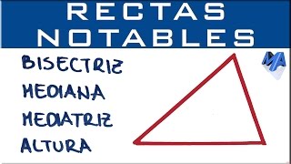 Mediatriz de un triangulo  Circuncentro [upl. by Tobi]