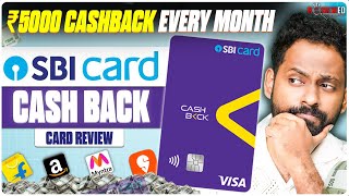 SBI Cashback Credit Card Reviewed  ₹5000 Cashback Every Month  Best Cashback card 2024  Reviewed [upl. by Gosselin]