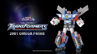 Hasbro Pulse  Transformers HasLab Legacy Robots in Disguise 2001 Omega Prime [upl. by Homere131]