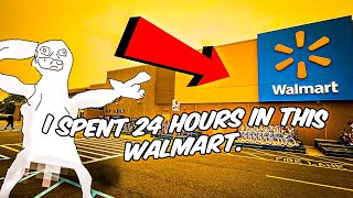 I Spent 24 Hours at WALMART and It Was CRAZY [upl. by Eentrok]