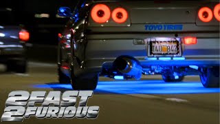 2 Fast 2 Furious but it’s only Brian OConners 1999 Nissan Skyline GTR R34 [upl. by Ataner520]