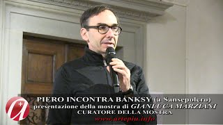 Banksy in mostra a Sansepolcro  Presentazione del curatore Gianluca Marziani [upl. by Elorak]