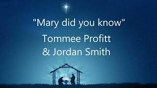 Tommee Profitt amp Jordan Smith Mary did you know Lyric video [upl. by Shwalb]